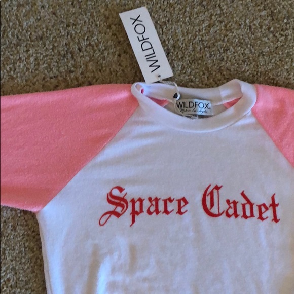 Wildfox space cadet baseball sleeve sweatshirt - Picture 2 of 2